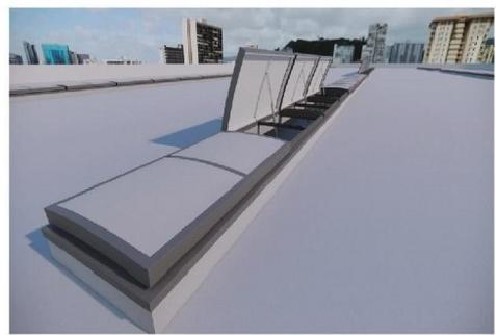 WMI curved smoke exhaust window