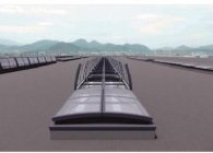 WMI curved double window